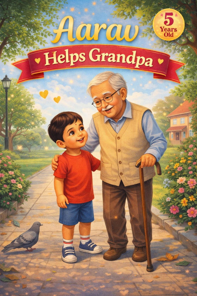 Aarav Helps Grandpa